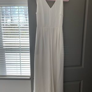 JCrew off white jumpsuit size 2